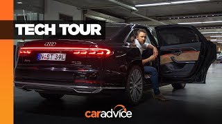 Tech review 2019 Audi A8 [upl. by Nivart942]