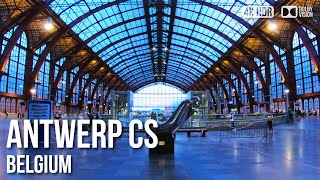 Antwerp Central Railway Station  🇧🇪 Belgium 4K HDR Walking Tour [upl. by Cadman473]