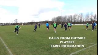 Rugby Running Lines Drill from Newcastle Flacons [upl. by Leonardo]