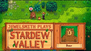 Seecrit Wuds Secret Note 23 STARDEW VALLEY PS4 coop bear encounter [upl. by Lewie]