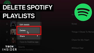 How To Delete A Playlist On Spotify [upl. by Jayme431]