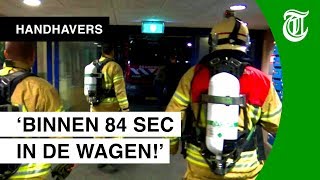 Snelste brandweer van NL in actie  HANDHAVERS 01 [upl. by Ezarra]