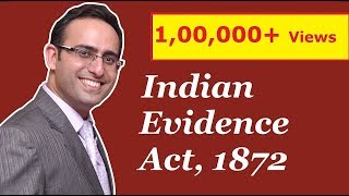 Indian Evidence Act 1872  Part1  Law Of Evidence [upl. by Akinaj569]