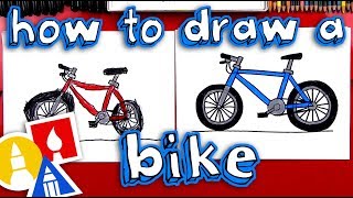 How To Draw A Bike 🚲 [upl. by Winnick726]