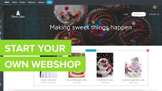 How to start your own webshop with Webador [upl. by Lledrac]