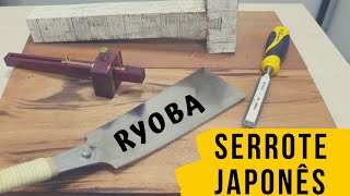 Serrote Japonês Ryoba e o segredo para cortar madeira [upl. by Concha]