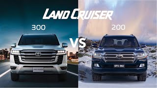 2022 Toyota Land Cruiser 300 vs Toyota Land Cruiser 200  Worth The Upgrade [upl. by Yborian]