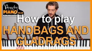 Handbags and Gladrags Piano Tutorial  Piano Songs for Beginners [upl. by Hessler]