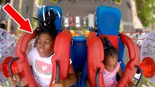 Kids Passing Out 6  Funny Slingshot Ride Compilation [upl. by Ailaham]