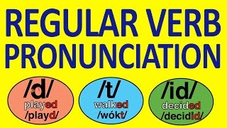 REGULAR VERBS PRONUNCIATION 23 06 2013 [upl. by Emelda]