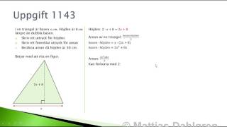 Matematik 2b Sammanfattning Kapitel 1 Algebra och linjära funktioner [upl. by Lisan387]