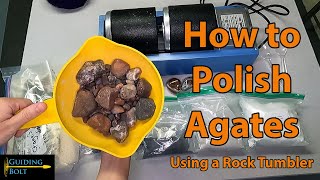 How to Polish Agates Using a Rock Tumbler [upl. by Leander662]