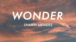 Shawn Mendes  Wonder Lyrics [upl. by Aneetsirhc175]