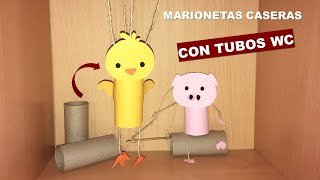 COMO HACER MARIONETAS CON TUBOS WC [upl. by Eedissac]