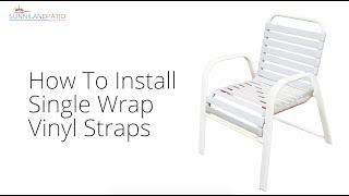 How To Install A Single Wrap Vinyl Strap [upl. by Nileek]