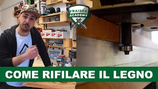 Come RIFILARE IL LEGNO con la Fresatrice Manuale  Tutorial faidate [upl. by Einon726]