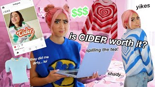 Spilling the TEA on Shop CIDER Is it really worth it Shop Cider Haul  Review [upl. by Teplitz]