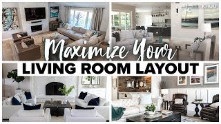 4 Furniture Ideas to Maximize Your Living Room Layout PRO SpacePlanning Tips [upl. by Nipsirc]