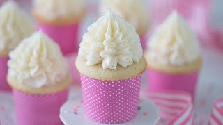 How to Make the BEST Vanilla Cupcakes [upl. by Ahsyekal20]