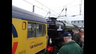 60163 Tornado breaks down with The Ebor Flyer 1Z63 14042018 [upl. by Shem]