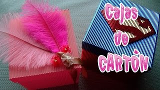 Cómo hacer cajas de cartón│CandyBu [upl. by Lorusso]