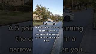 Whats a 5 point turn [upl. by Lacombe]