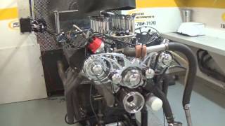 572 HEMI 8 STACK HILBORN FUEL INJECTION 700HP ALUMINUM MONSTER [upl. by Luca]