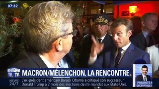 MacronMélenchon la rencontre [upl. by Eudosia]