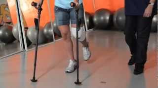 ERGOBAUM Three Point Crutch Gait [upl. by Carlene]