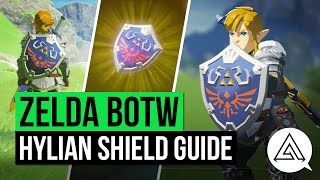 Zelda Breath of the Wild  How to Get the Hylian Shield [upl. by Einafpets483]