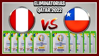 PERU vs CHILE  Simulación Eliminatorias QATAR 2022 Copa America Preview Panini [upl. by Pettifer]