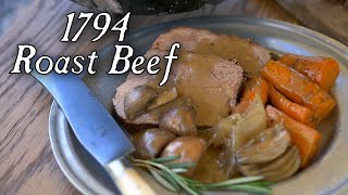 Delicious 1794 Roast Beef  Dutch Oven Cooking [upl. by Carmelina270]