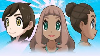 Pokemon Ultra Sun and Ultra Moon  Hairstyles and Colors [upl. by Sirap]