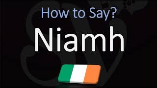 How to Pronounce Niamh CORRECTLY Irish Names Pronunciation [upl. by Iviv]