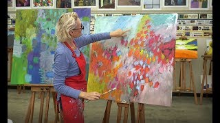 CREATING ABSTRACT ART TUTORIAL  ABSTRACTLY YOURS TV SHOW EPISODE 3 [upl. by Nivac]