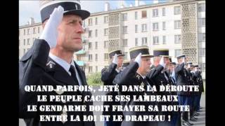 Chant Élève Gendarme Paroles [upl. by Schoenfelder]