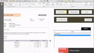 Excel based Invoice Generation software [upl. by Ebner134]