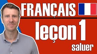 Comment saluer en français Cours de français niveau débutant A1 [upl. by Aleacem49]