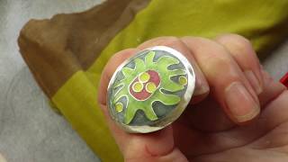 How to Enamel Jewelry Cloisonné and Champlevé Enamel Techniques [upl. by Baal]