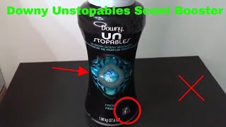 ✅ How To Use Downy Unstopables Scent Booster Review [upl. by Valsimot911]