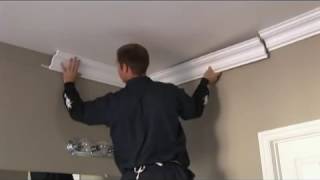 How to glue ceiling moldings [upl. by Aurlie]