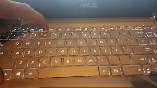 How to Turn OnOff Keyboard Back light And Screen Brightness Asus Laptops [upl. by Woodberry]