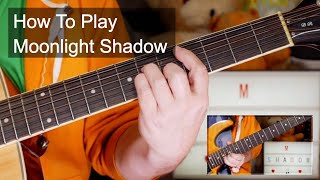 Moonlight Shadow Mike Oldfield Guitar Lesson [upl. by Eladnwahs66]