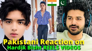 Pakistani React on HARDIK BISHT New Latest REELS VIDEOS  Reaction Vlogger [upl. by Drareg]