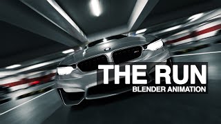 The Run  Cinematic Blender Car Animation [upl. by Rana]