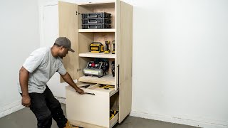 DIY Garage Cabinet  Storage amp Organization  DIY Creators [upl. by Eornom]