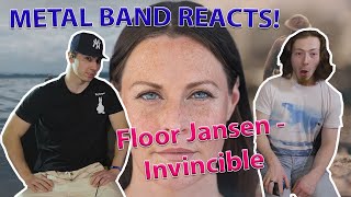 Floor Jansen  Invincible REACTION  ANALYSIS  Metal Band Reacts [upl. by Oilerua]