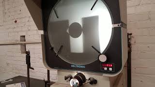 How to Use the Deltronic DH 216 Optical Comparator [upl. by Oicaroh598]