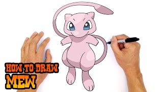 How to Draw Pokemon  Mew [upl. by Nevak]