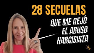 28 SECUELAS DEL ABUSO NARCISISTA [upl. by Gautea]